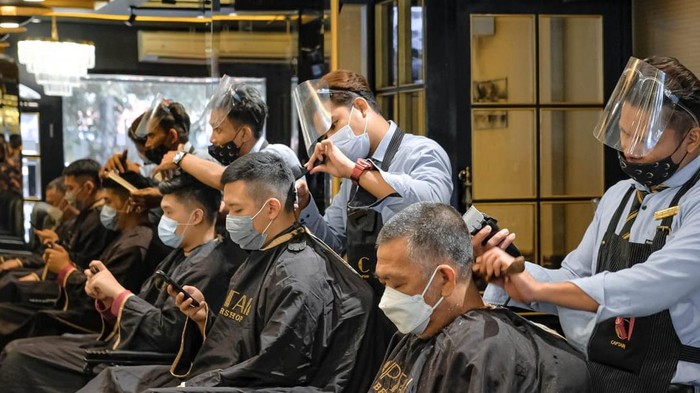 Ilustrasi Barbershop