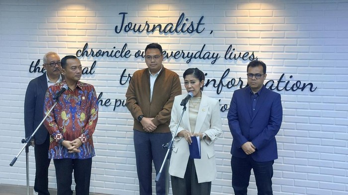 Konferensi pers di Komdigi (Yogi/detikcom)
