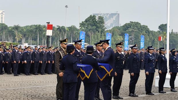 Menko AHY di Monas