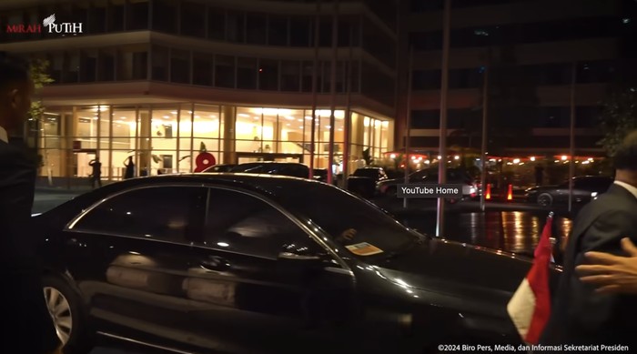 Mercy S-Class Jemput Prabowo di Peru