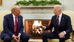 Momen Biden dan Trump Bertemu di Gedung Putih