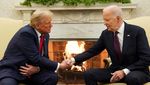 Momen Biden dan Trump Bertemu di Gedung Putih