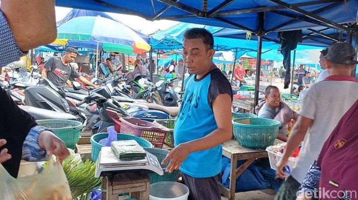 Pedagang bernama Mukhtar (47) di Kabupaten Maros, Sulawesi Selatan (Sulsel).