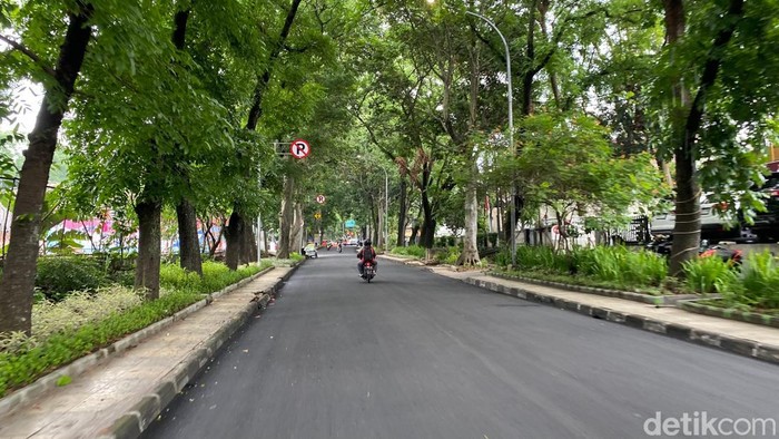 Penampakan Jalan Sumbawa, Kota Bandung yang sudah diperbaiki.
