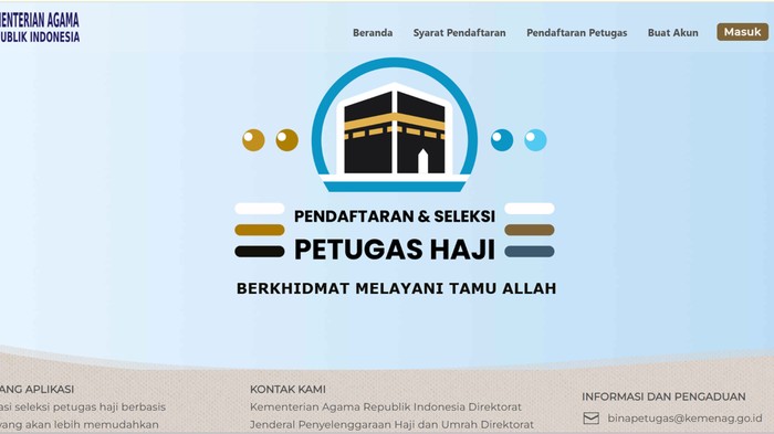 Pendaftaran dan Seleksi Petugas Haji