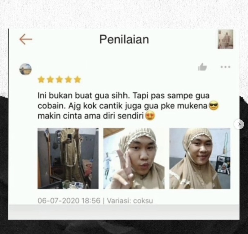 Review belanja di olshop berikut ini absurd dan kocak banget. Memang deh, netizen +62 kreativitasnya tak terbatas!