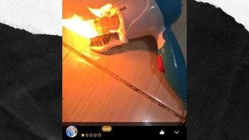 Buset, kebakaran. Foto: Instagram/newdramaolshop