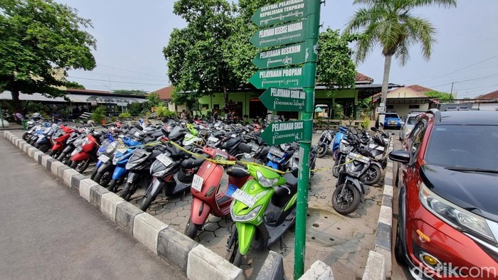 Sebanyak 59 motor yang belum diambil pemiliknya di Polres Bantul, Kamis (14/11/2024).