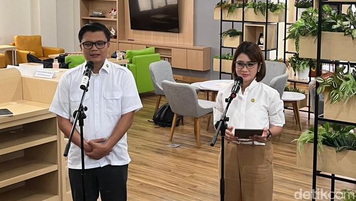 Tenaga Ahli Utama Presidential Communication Office (PCO) Prita Laura. (Azhar/detikcom)