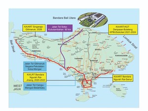 Tol Akan Hubungkan Bandara Bali Utara dengan Ngurah Rai