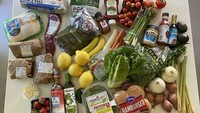 Hidup di kota Portland, jangan kaget kalau uang belaja USD 200 (Rp 3,2 juta) hanya bisa dapat sayuran, telur dan sepotong daging. Foto: Pool/Site