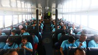 Konsulat Jenderal Republik Indonesia Johor Bahru memfasilitasi pemulangan 105 WNI yang dideportasi dari Malaysia lewat jalur laut ke Tanjung Pinang, Kepulauan Riau.