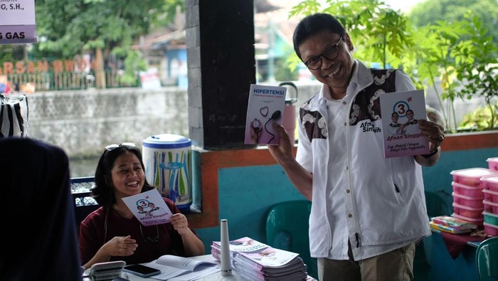 Kegiatan penyuluhan deteksi dini Penyakit Tidak Menular (PTM) di Prawirodirjan, Gondomanan, Kota Jogja, Jumat (15/11/2024).