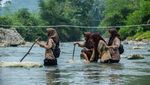 Duh! Jembatan Gantung di Lebak Ambruk Dimakan Usia