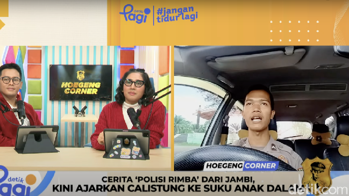 Bripda Seri Santoso di Program Hoegeng Corner detikPagi