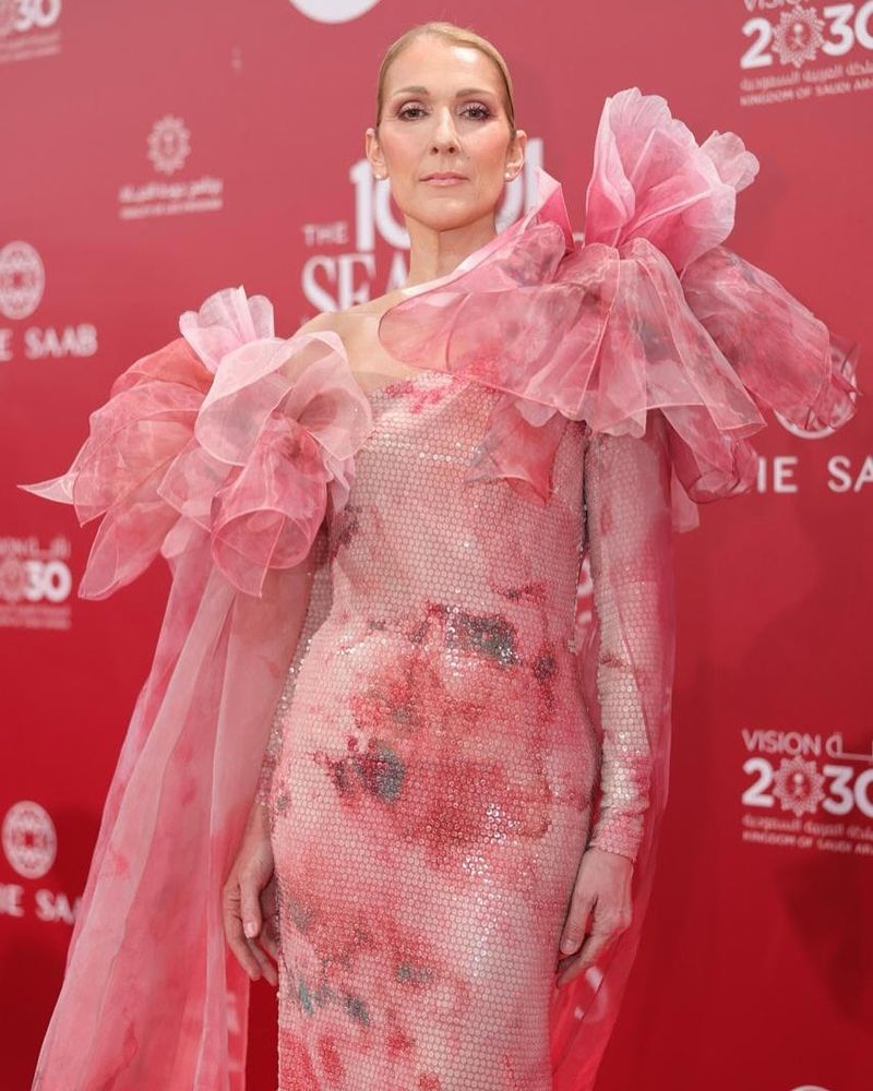 Celine Dion Tampil di Fashion Show Elie Saab Celine Dion Tampil di Fashion Show Elie Saab