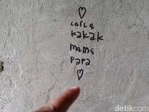 Ungkapan Cinta Coretan Dinding Siswi MI Korban Pembunuhan-Perkosaan