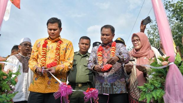 Darma Wijaya dan Adlin Tambunan saat aktif sebagai Bupati dan Wakil Bupati Sergai (Dok. Pemkab Sergai)