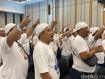 Debat Terakhir Pilkada Semarang, Pendukung 01 Dress Code Merah Hitam-02 Putih