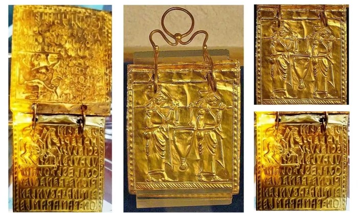 Etruscan Gold Book dinyatakan sebagai buku tertua yang pernah ditemukan, yakni dari 660 SM.