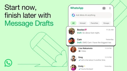 Fitur Message Drafts di WhatsApp