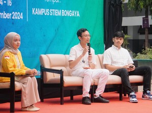 Ilham Paparkan Program UMKM Paslon INIMI di Hadapan Mahasiswa STIEM Bongaya