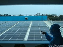 Intip PLTS Terbesar di Atap Pabrik