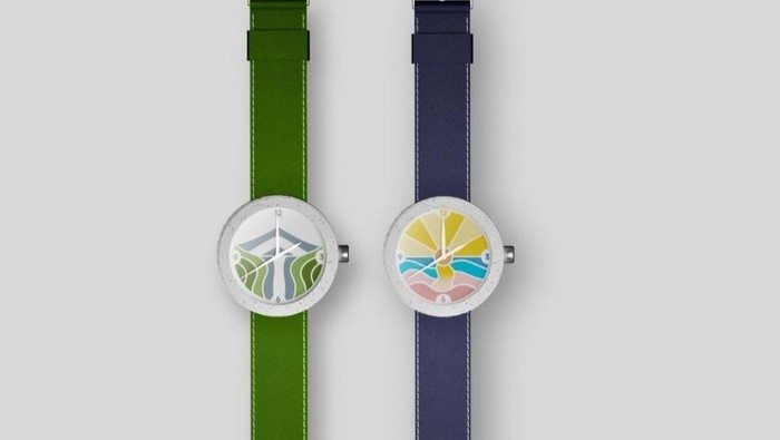 Jam tangan dari sampah plastik buatan mahasiswa ITS