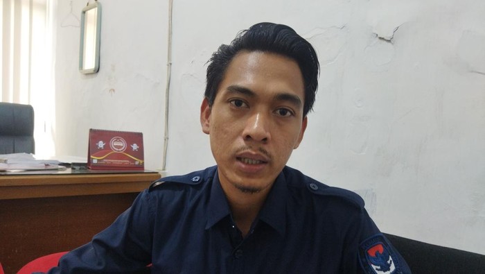 Ketua Divisi Sosialisasi Pendidikan Pemilih dan SDM KPU Pandeglang, Falahudin. (Aris Rivaldo/detikcom)