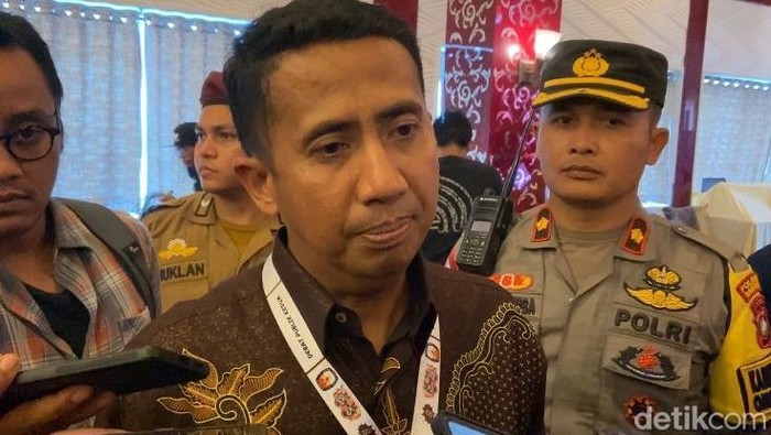 Ketua KPU Batam, Mawardi. (Alamudin Hamapu/detikSumut)