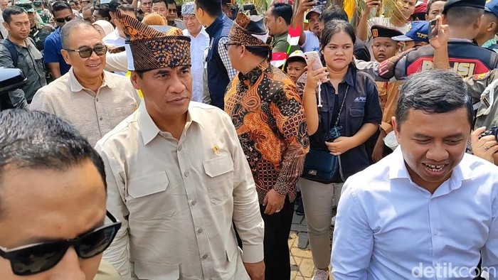 Mentan Andi Amran Sulaiman saat berkunjung ke Pasuruan.
