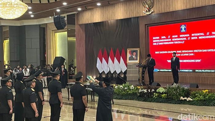 Menteri Hukum Supratman Andi Agtas. (Diah Puspaningrum/detikcom)