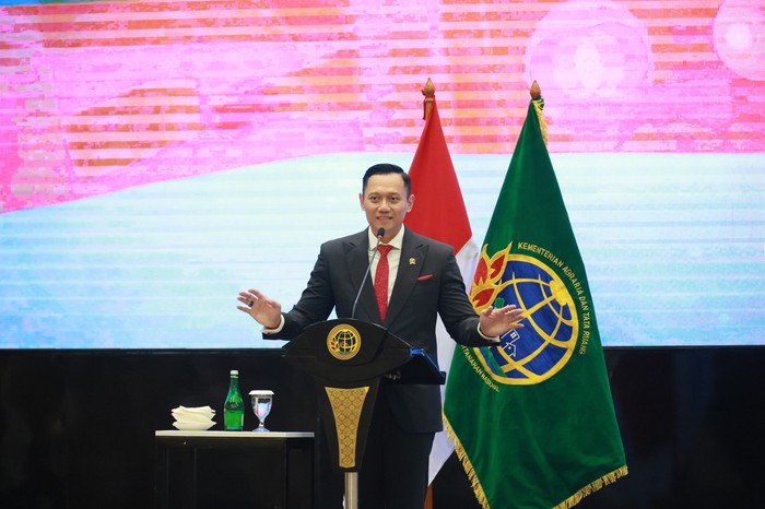 Menteri Koordinator Bidang Infrastruktur dan Pembangunan Kewilayahan, Agus Harimurti Yudhoyono (AHY) m
