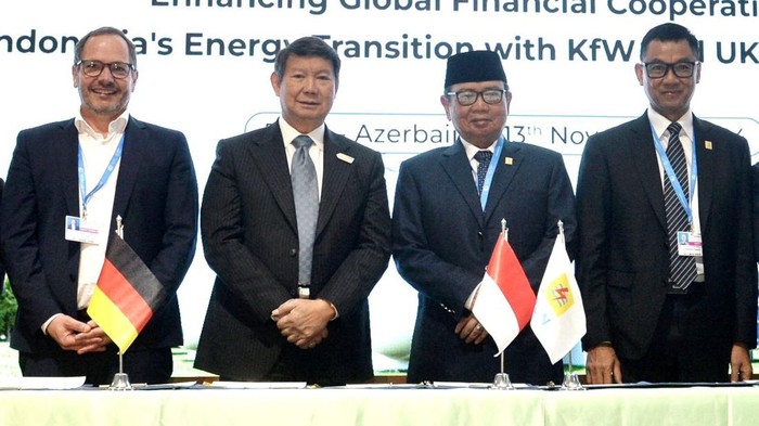 Pemerintah Indonesia melalui Utusan Khusus Presiden RI Hashim Djojohadikusumo berhasil memikat pendanaan hijau sebesar EUR 1,2 miliar untuk sektor kelistrikan dari Kreditanstalt für Wiederaufbau (KfW) pada ajang Conference of the Parties (COP) 29 di Baku, Azerbaijan.
