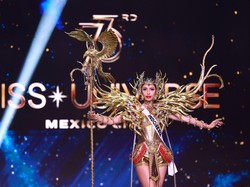 Aksi Clara Shafira di Penjurian Miss Universe 2024, Pakai Natcos-Swimsuit
