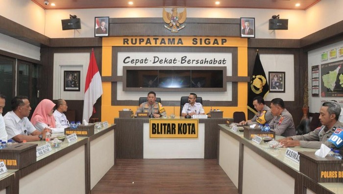 Polres Blitar Kota MoU Dukung Rekrutmen Bintara Polri Kompetensi Khusus