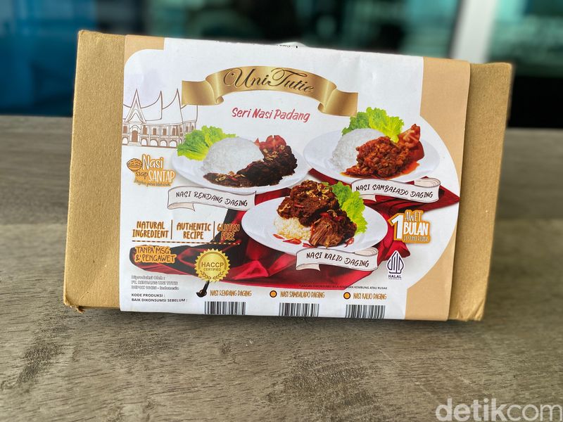 Praktis! Paket Nasi Instan dan Rendang Inovasi Uni Tutie Awet 1 Bulan