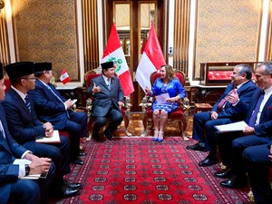 Prabowo Undang Presiden Peru ke RI, Harap Kerja Sama Semakin Erat