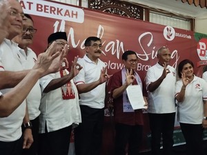 Diperintah Luhut, Relawan Bravo 5 Deklarasi Dukung Pramono-Rano Karno