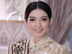 Pesona Selvi Ananda dengan Kebaya Serba Emas, Mulai Bertugas Jadi Ibu Wapres