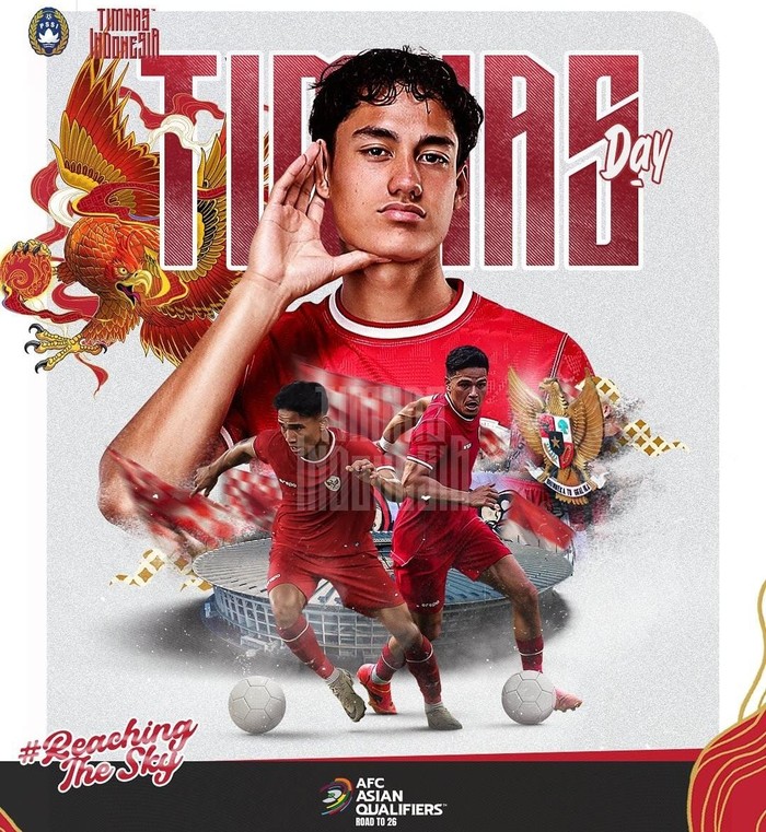 Timnas day Indonesia Vs Jepang di Kualifikasi Piala Dunia 2026 zona Asia.