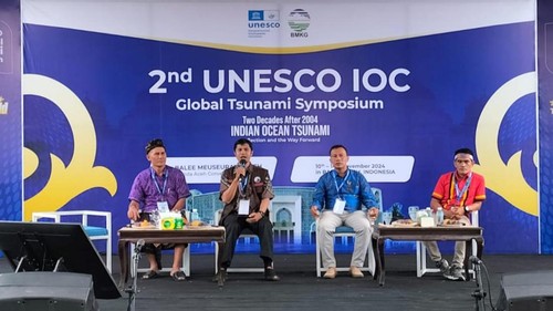 Simposium 20 tahun tsunami Aceh yang berlangsung di Banda Aceh, Senin (11/11/2024). (Istimewa)