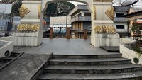 Gerbang perbatasan Thailand dan Myanmar.