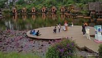 pemandangan disekitar restoranya