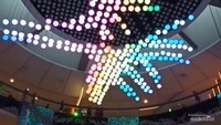Lightshow di dalam mall di Genting.