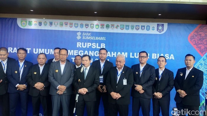 Bank Sumsel Babel saat menggelara RUPSLB