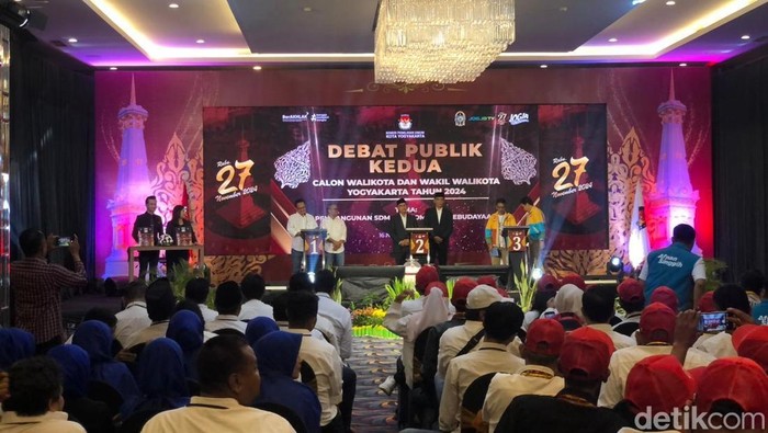 Debat kedua Pilkada Jogja, Sabtu (16/11/2024).