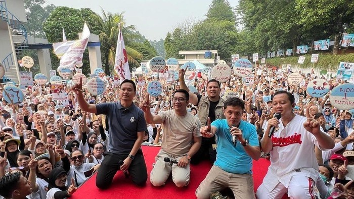 Deklarasi relawan Habiburokhman dukung Ridwan Kamil-Suswono