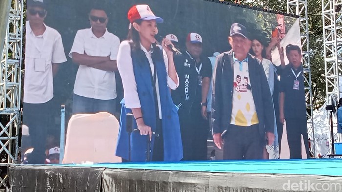 Kampanye Sherly-Sarbin di Kabupaten Halmahera Utara.