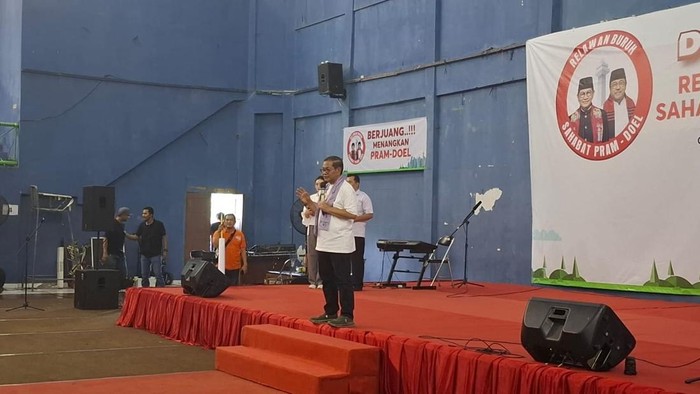 Pramono Anung di Acara Deklarasi Relawan Buruh Jakarta